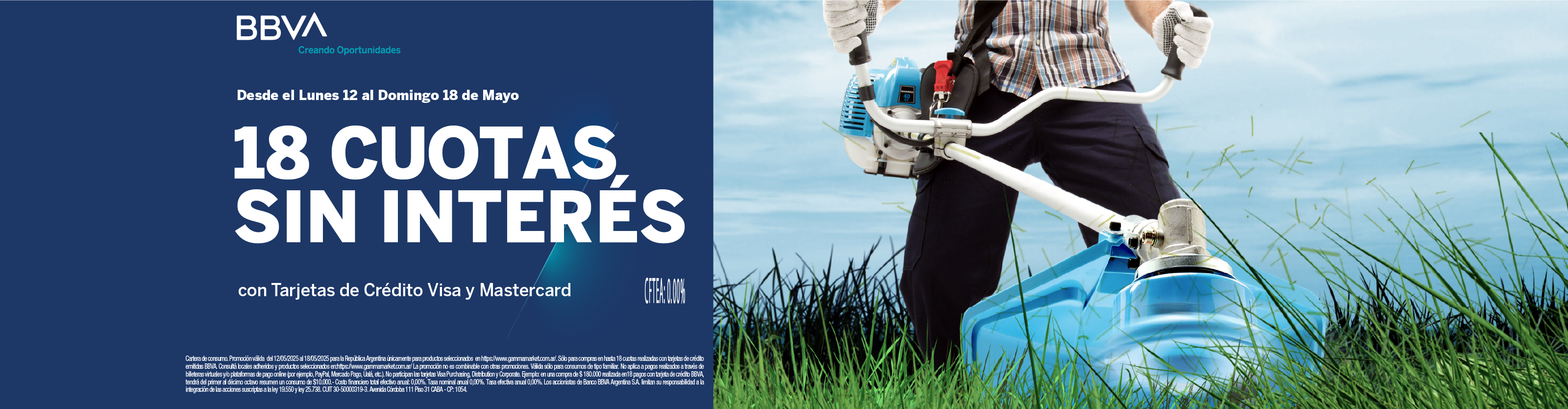 PROMO BBVA (HOTSALE) - 18 CSI del 12/05 al 18/05/25